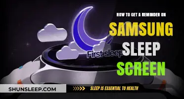 Set Smart Reminders on Your Samsung Sleep Screen Easily