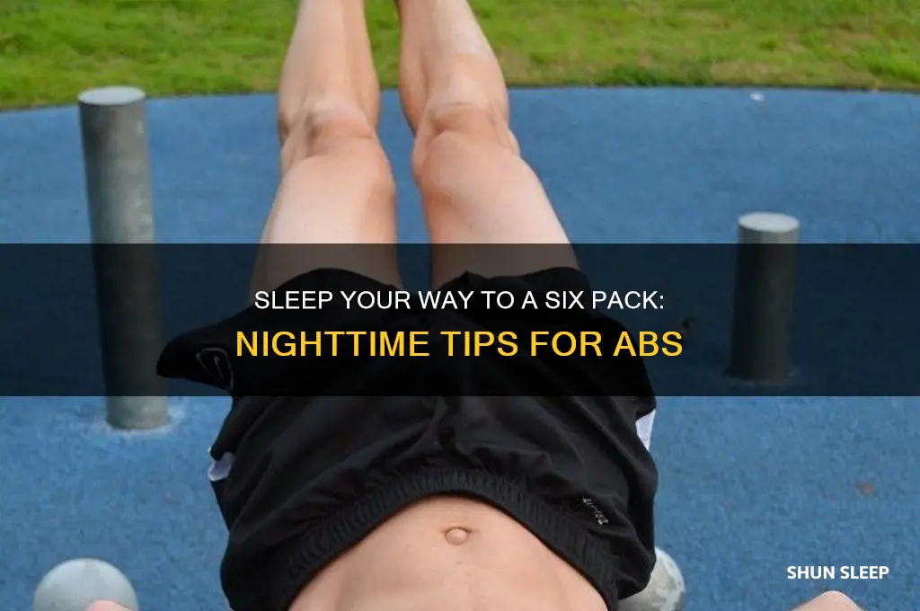 how to get a six pack while sleeping