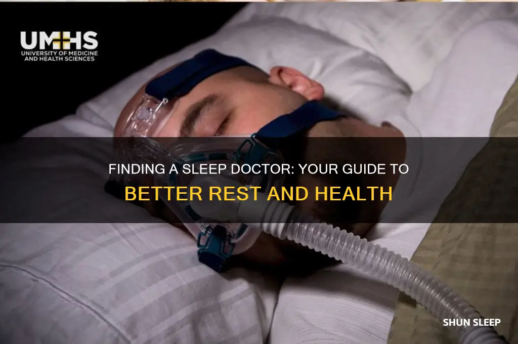 how to get a sleep doctor
