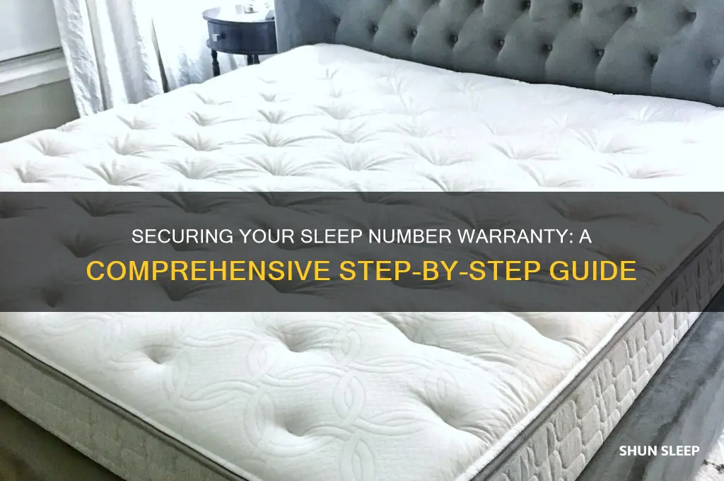 how to get a sleep number warrantied