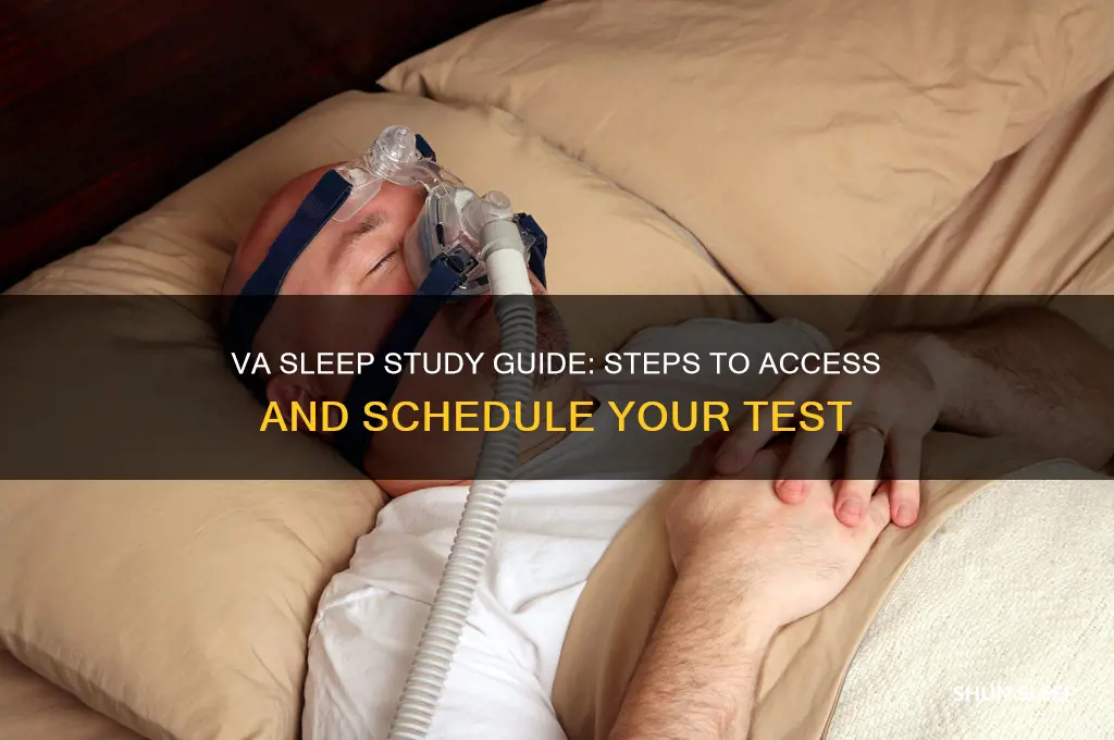 how to get a sleep study at the va