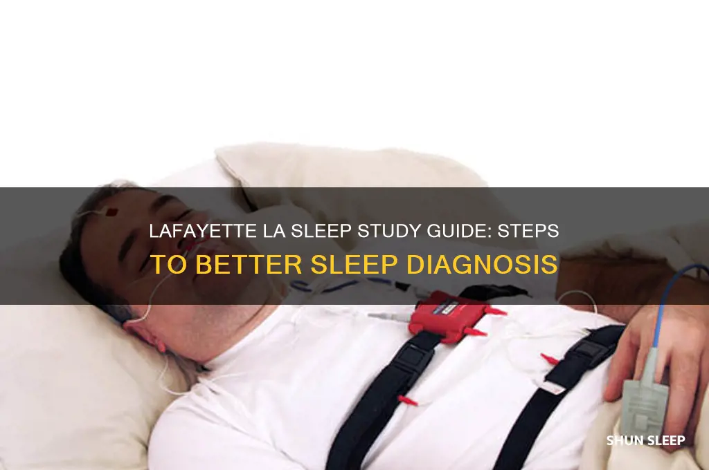 how to get a sleep study done in lafayette la