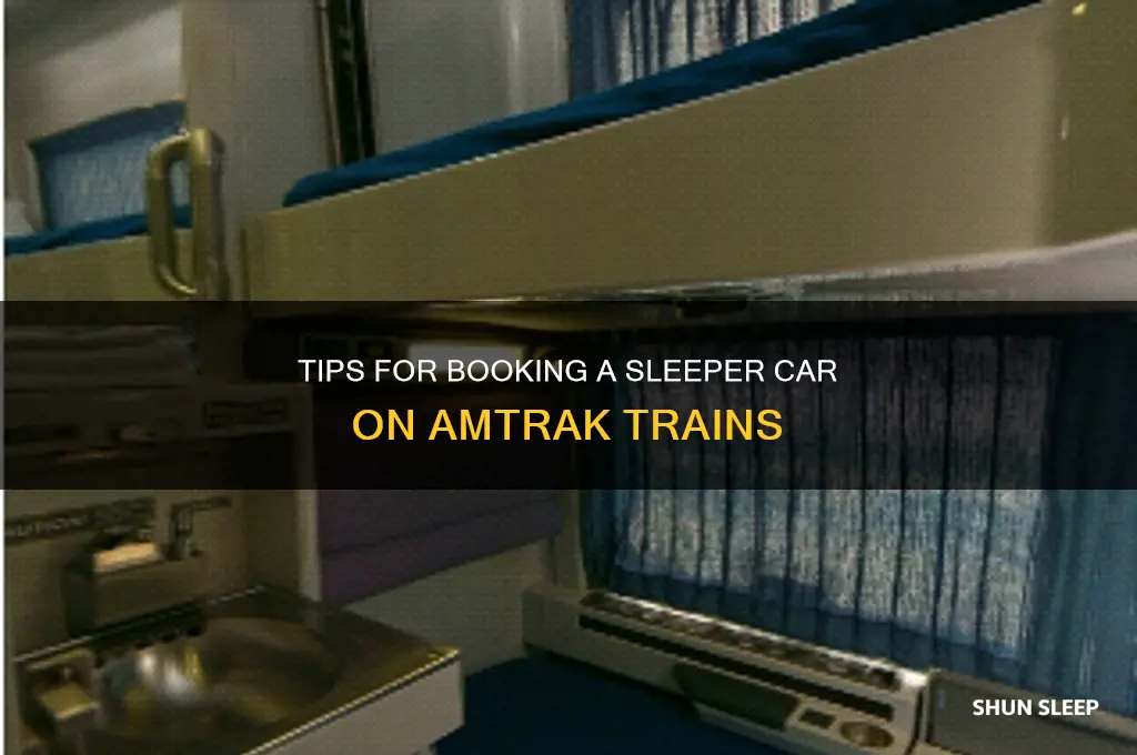 how to get a sleeper car on amtrak