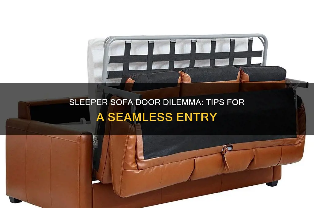 how to get a sleeper sofa through the door
