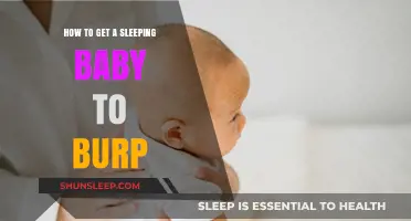 Gentle Techniques to Help Your Sleeping Baby Burp Easily