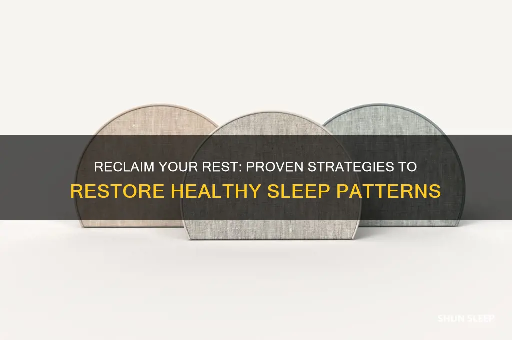how to get a sleeping pattern back