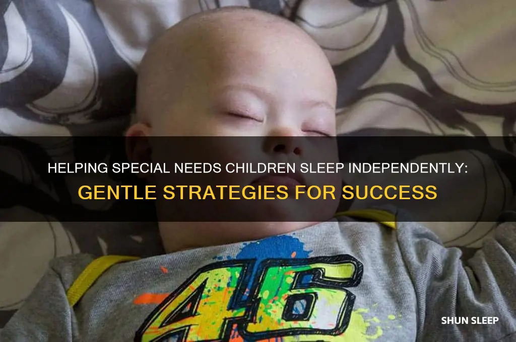 how to get a special needs child to sleep alone