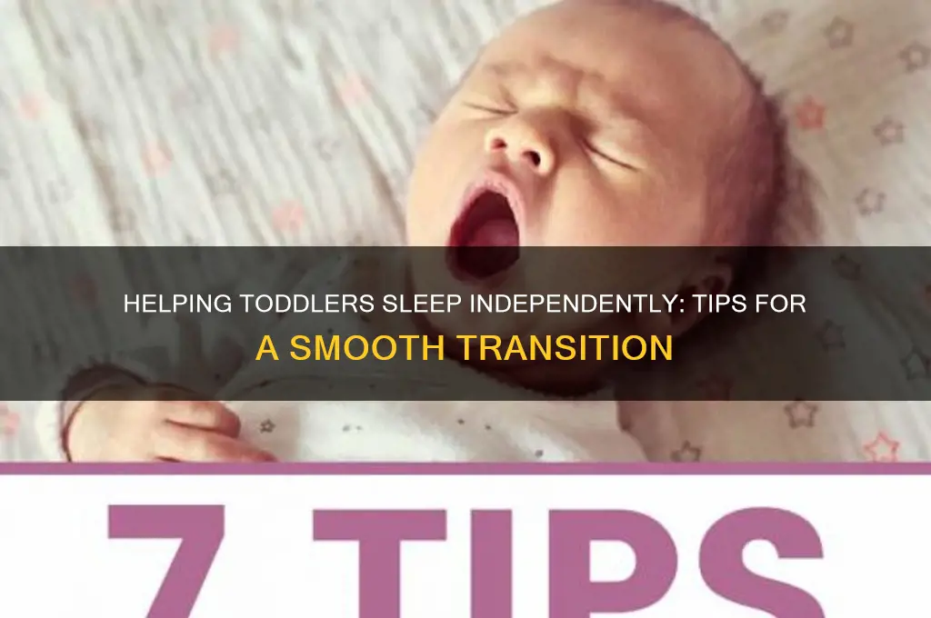 how to get a three year old to sleep alone