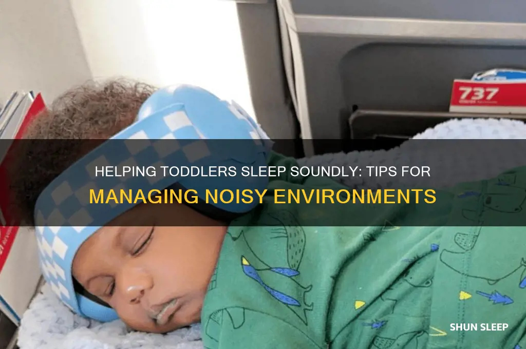 how to get a toddler to sleep through noise