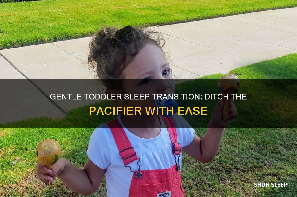how to get a toddler to sleep without a pacifier