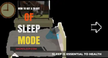 Wake Up Your TV: Quick Fixes to Exit Sleep Mode Easily
