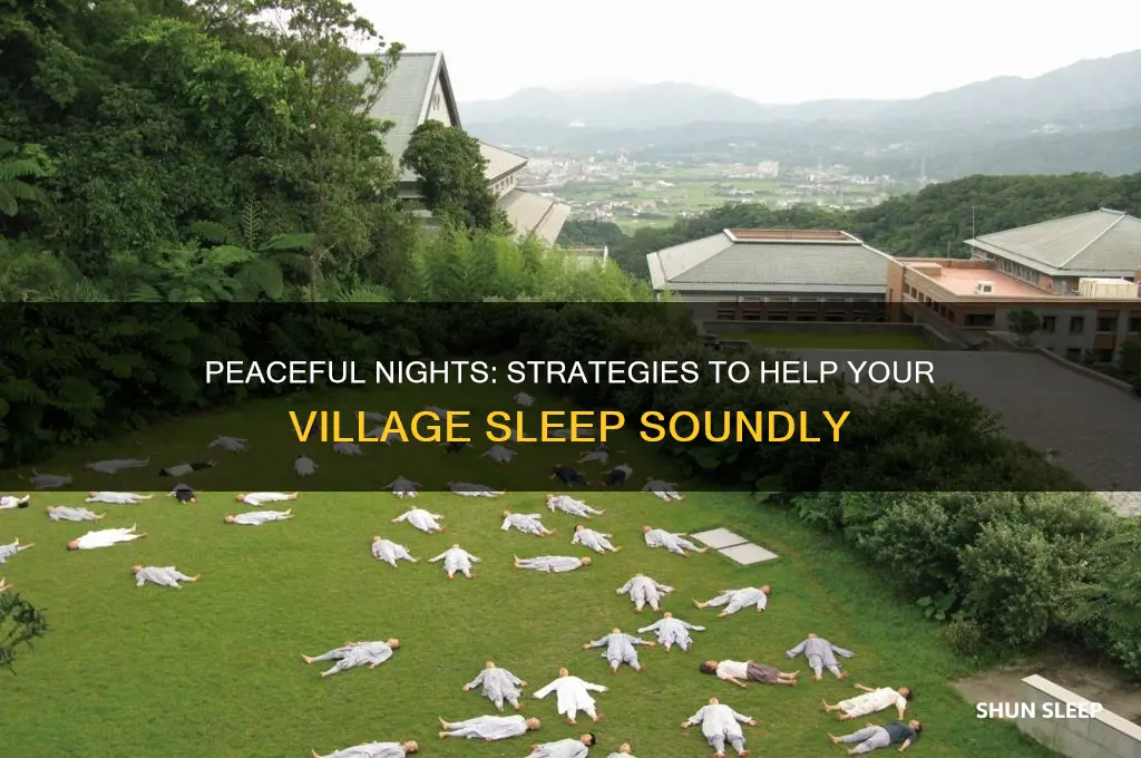 how to get a village to sleep