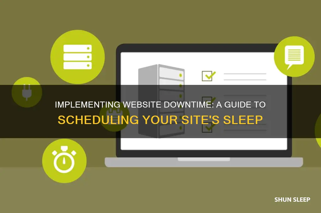 how to get a website to have a sleep