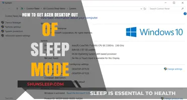 Quick Fix: Waking Up Your Acer Desktop from Sleep Mode