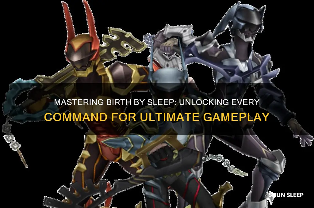 how to get all commands in birth by sleep