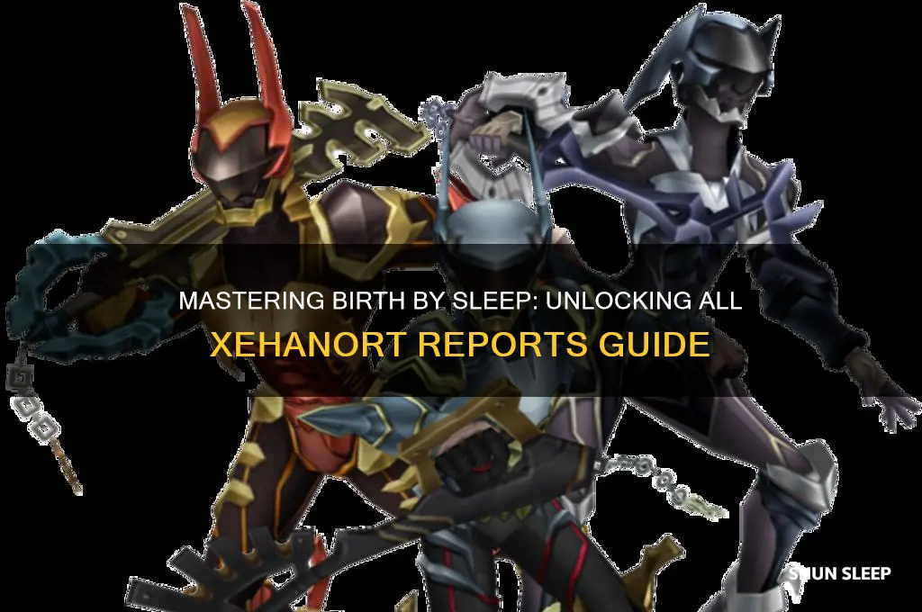 how to get all xehanort reports in birth by sleep