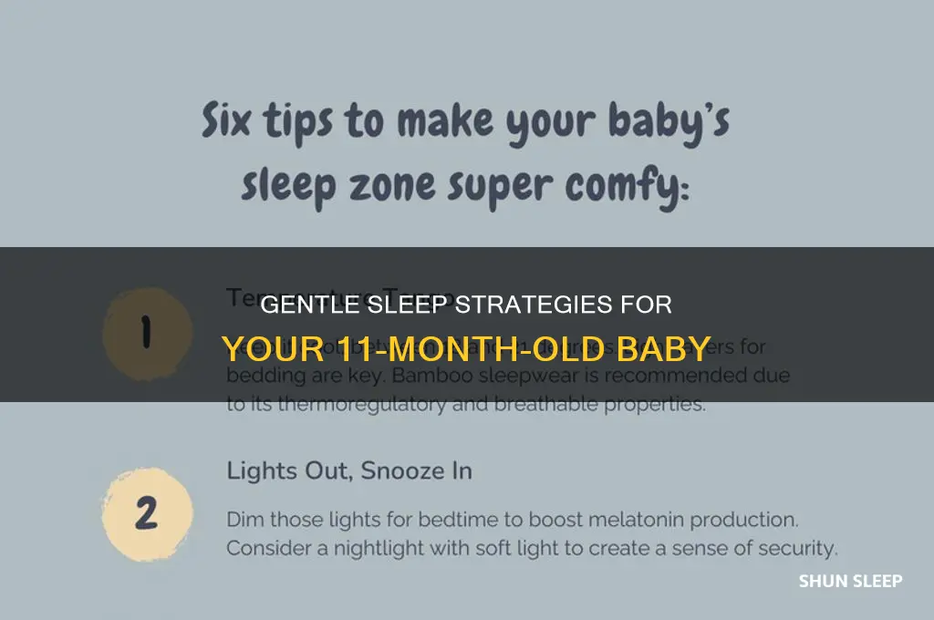 how to get an 11 month old to sleep