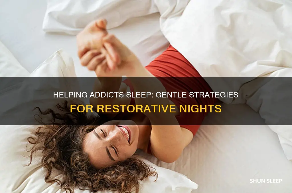 how to get an addict to sleep