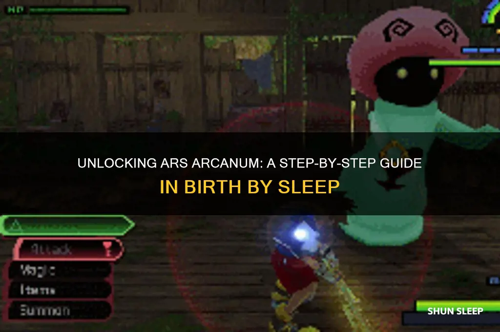 how to get ars arcanum in birth by sleep