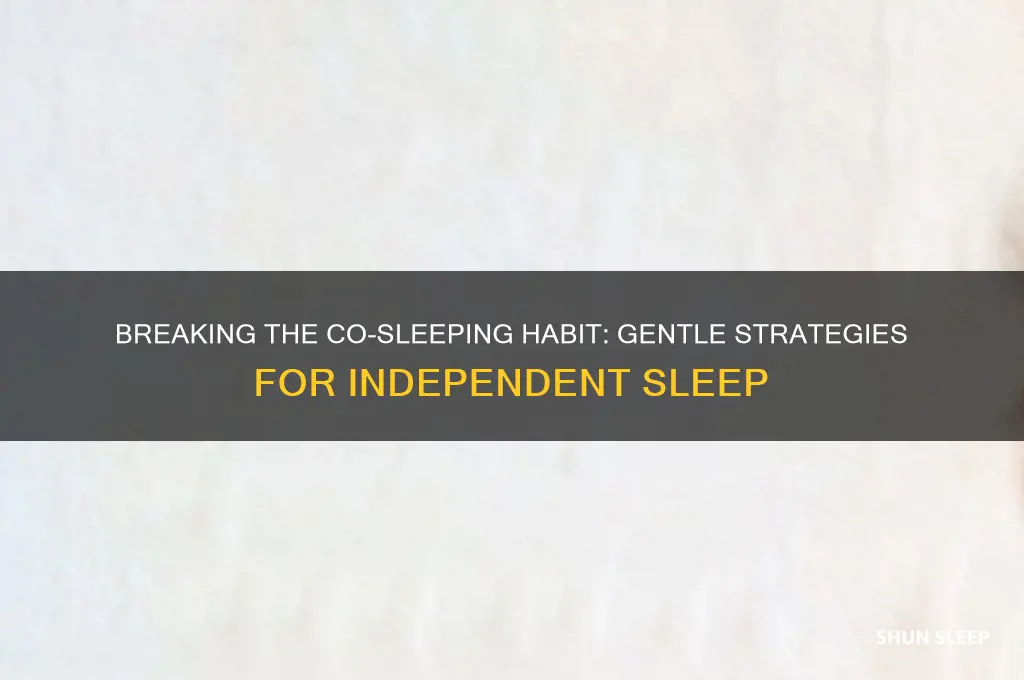 how to get away from co sleeping