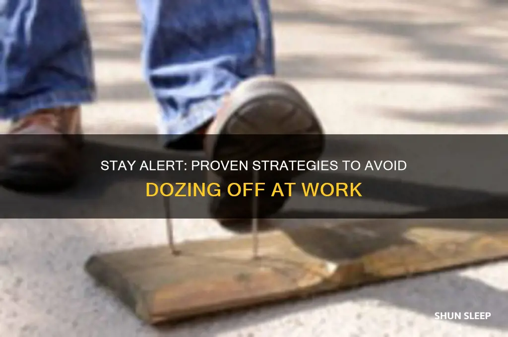how to get away from sleep at work