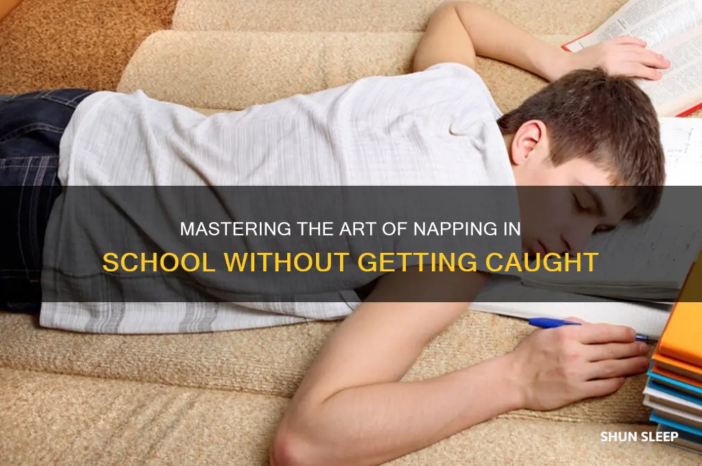 how to get away with sleeping at scdhoo