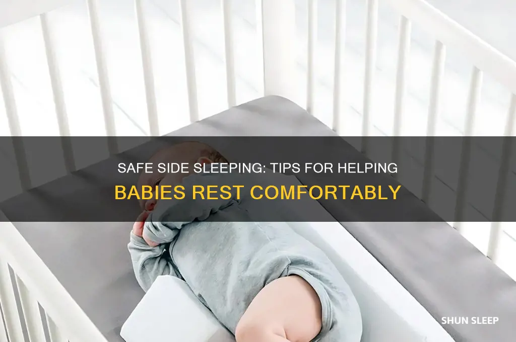 how to get babies to sleep on their side