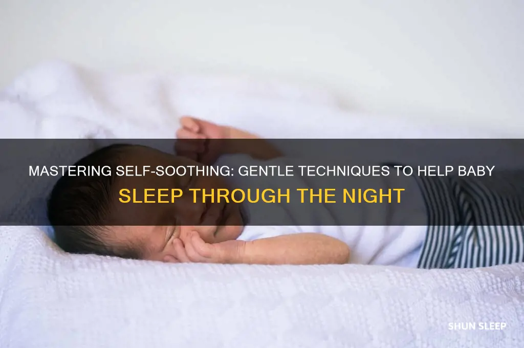 how to get baby to self soothe back to sleep
