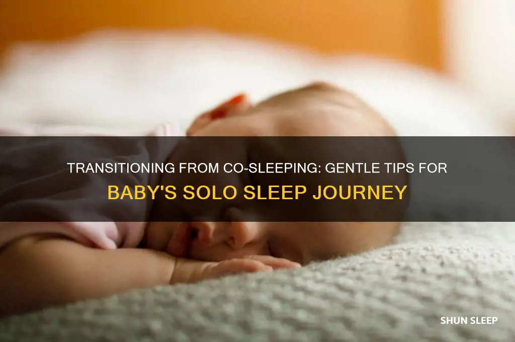 how to get baby to sleep alone after co sleeping