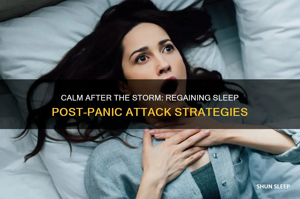 how to get back to sleep after a panic attack