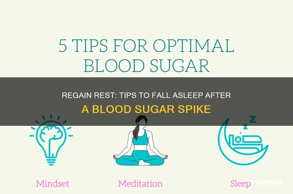 how to get back to sleep after blood sugar spike