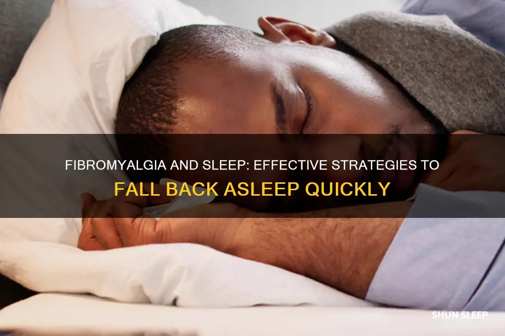 how to get back to sleep fibro
