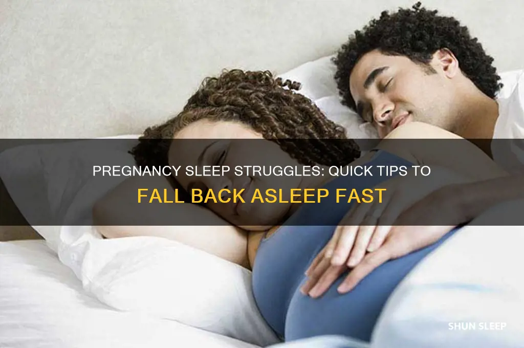 how to get back to sleep when pregnant