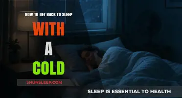 Quick Tips to Fall Back Asleep When Battling a Cold