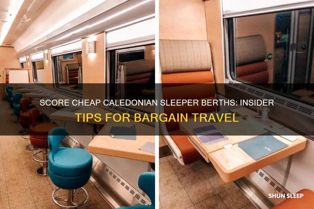 how to get bargain berth caledonian sleeper