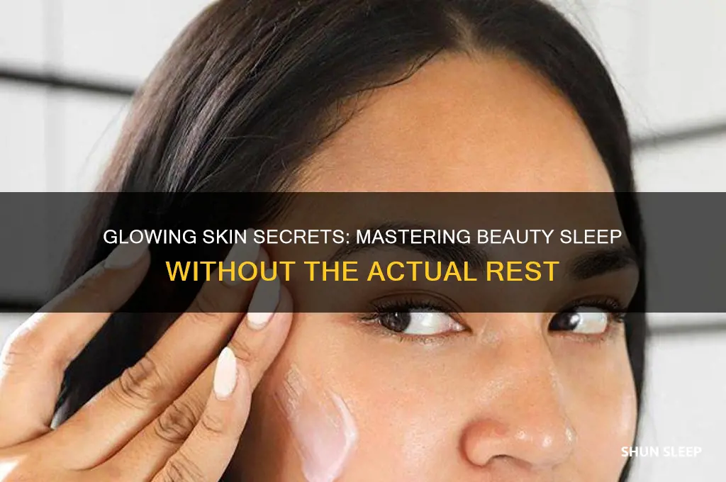 how to get beauty sleep with no sleep