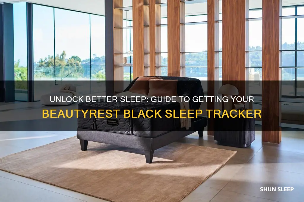 how to get beautyrest black sleep tracker