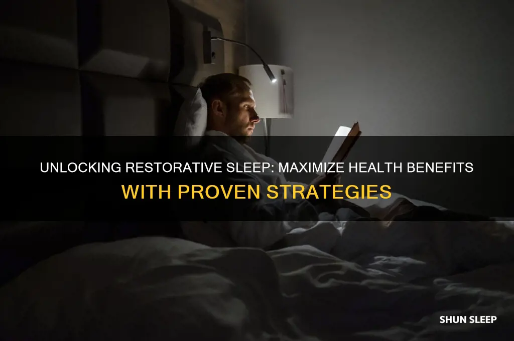 how to get benefits of sleep