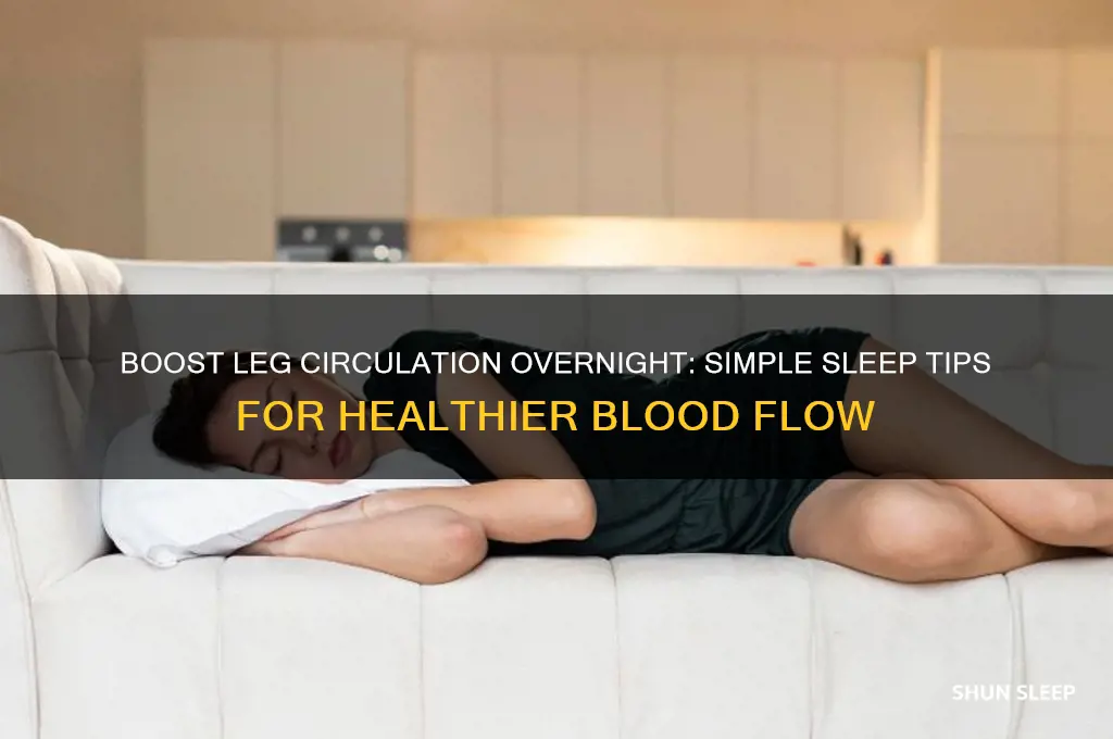 how to get better circulation in legs while sleeping