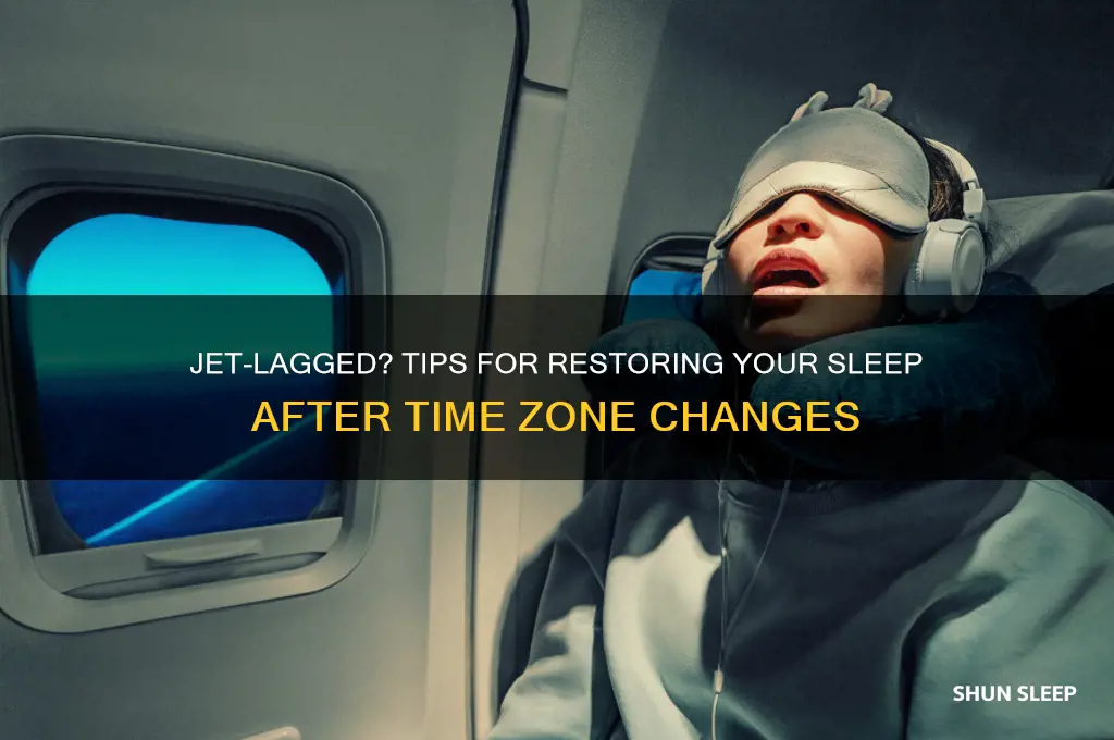 how to get better sleep after switching time zones