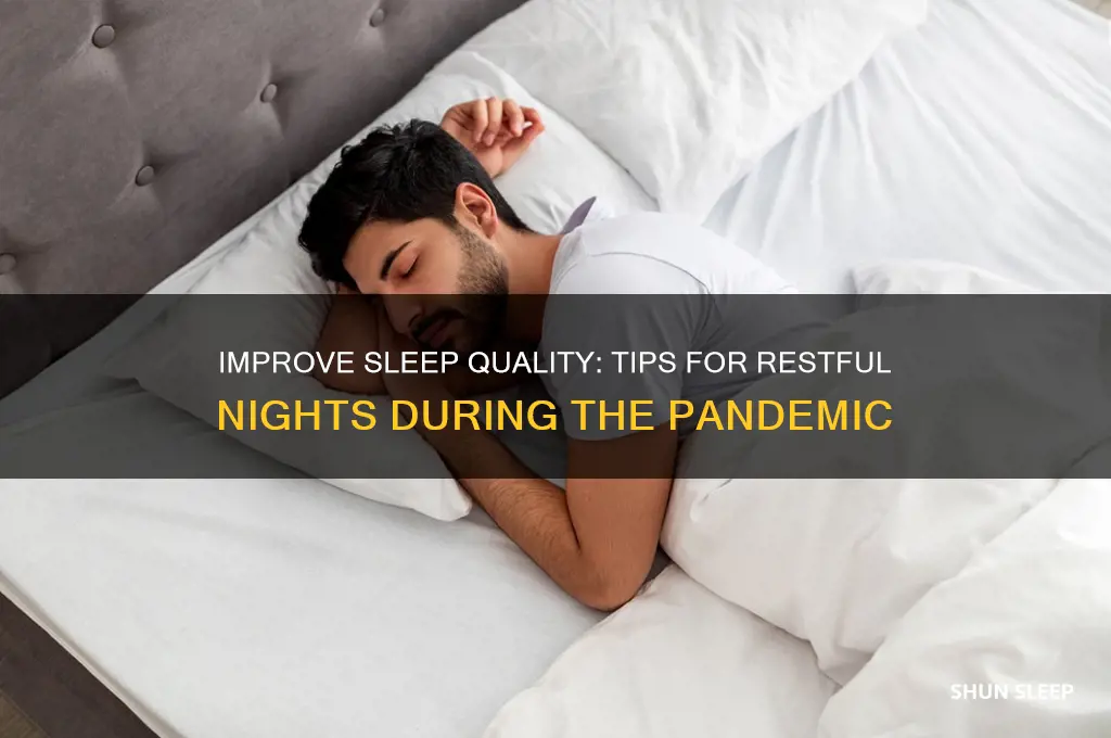 how to get better sleep during covid