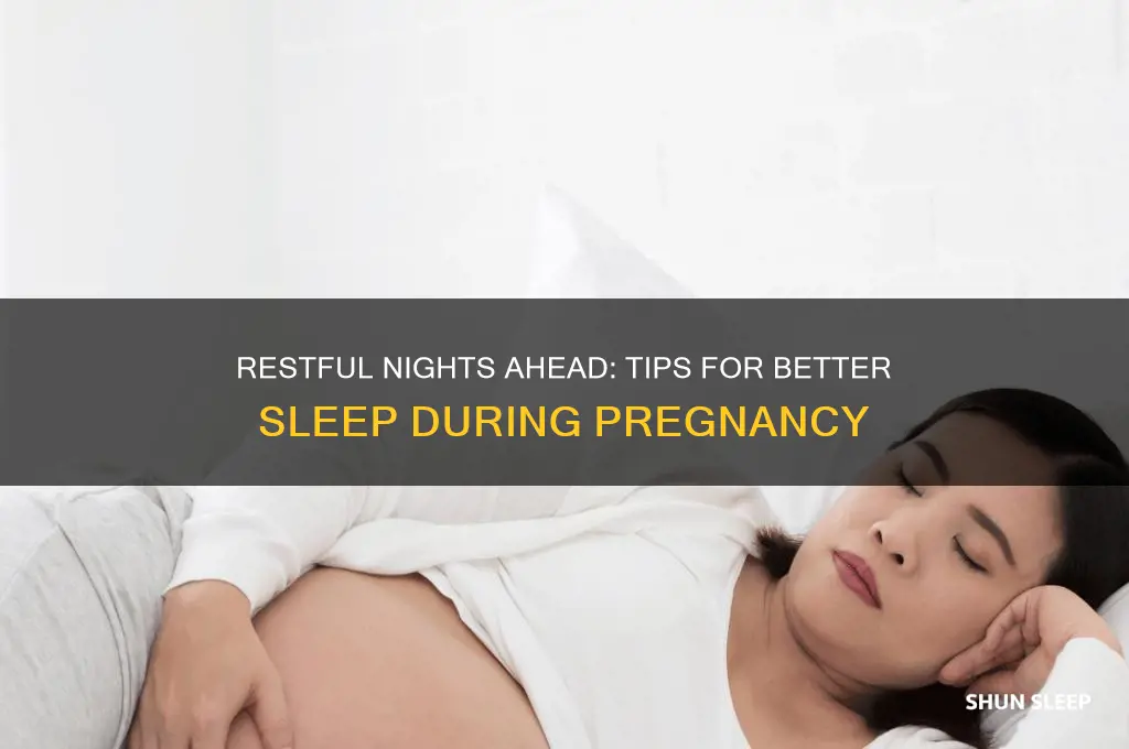 how to get better sleep during pregnancy