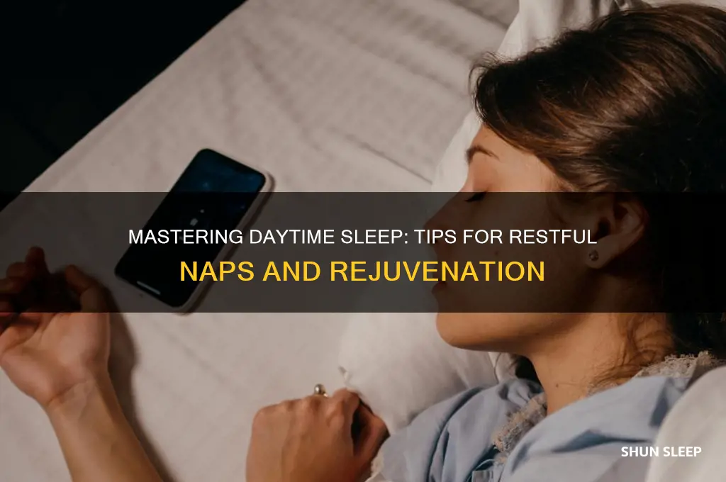 how to get better sleep during the day