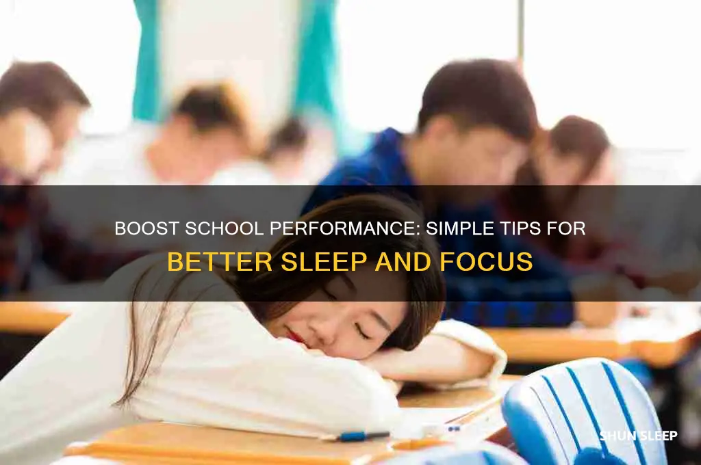 how to get better sleep for school