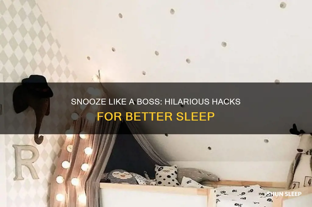 how to get better sleep funny