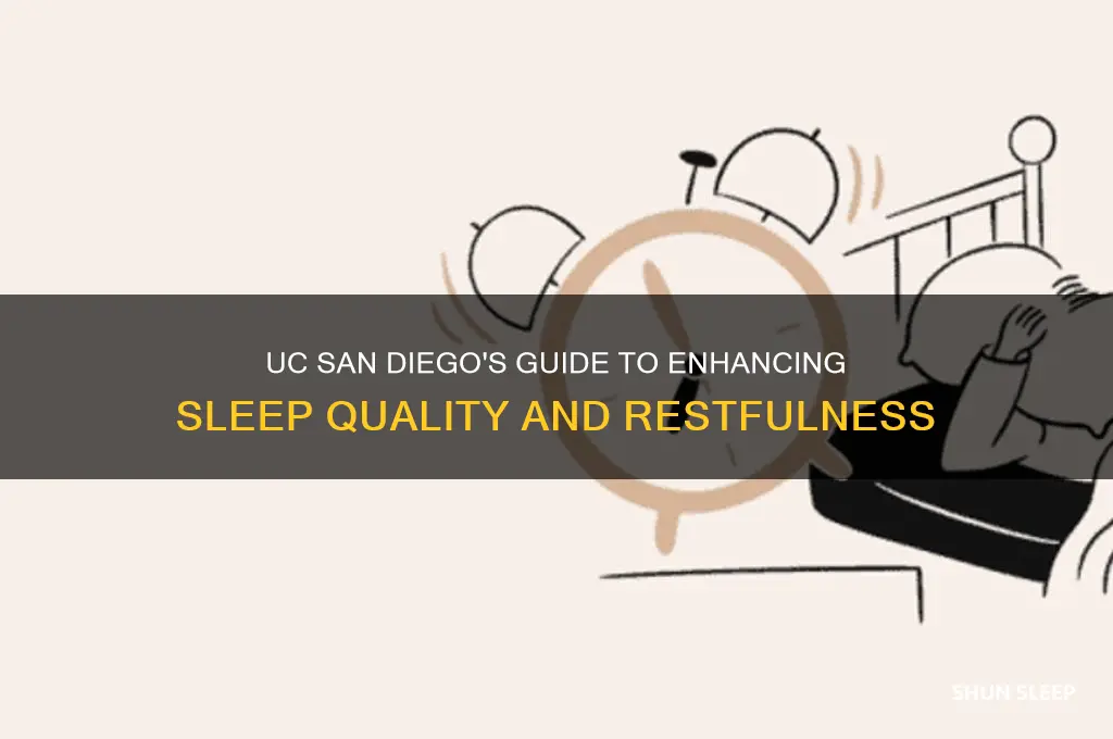 how to get better sleep ucsd