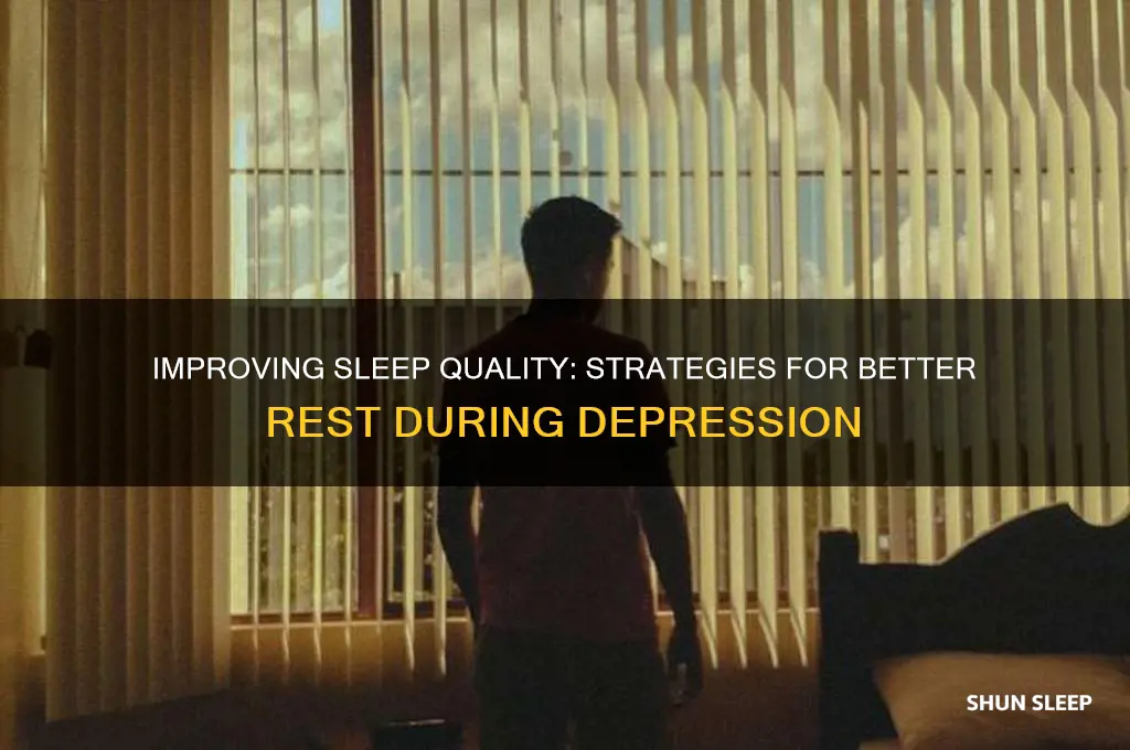 how to get better sleep when depressed