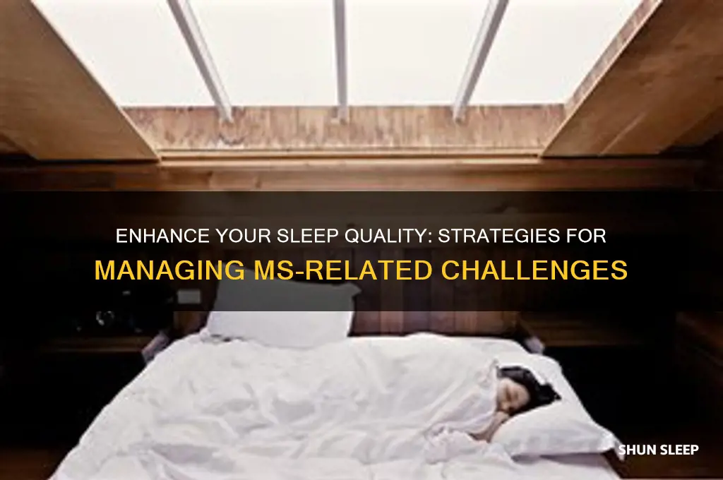 how to get better sleep with ms