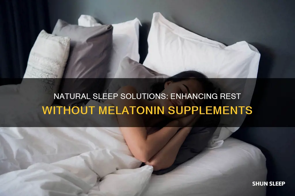 how to get better sleep without melatonin
