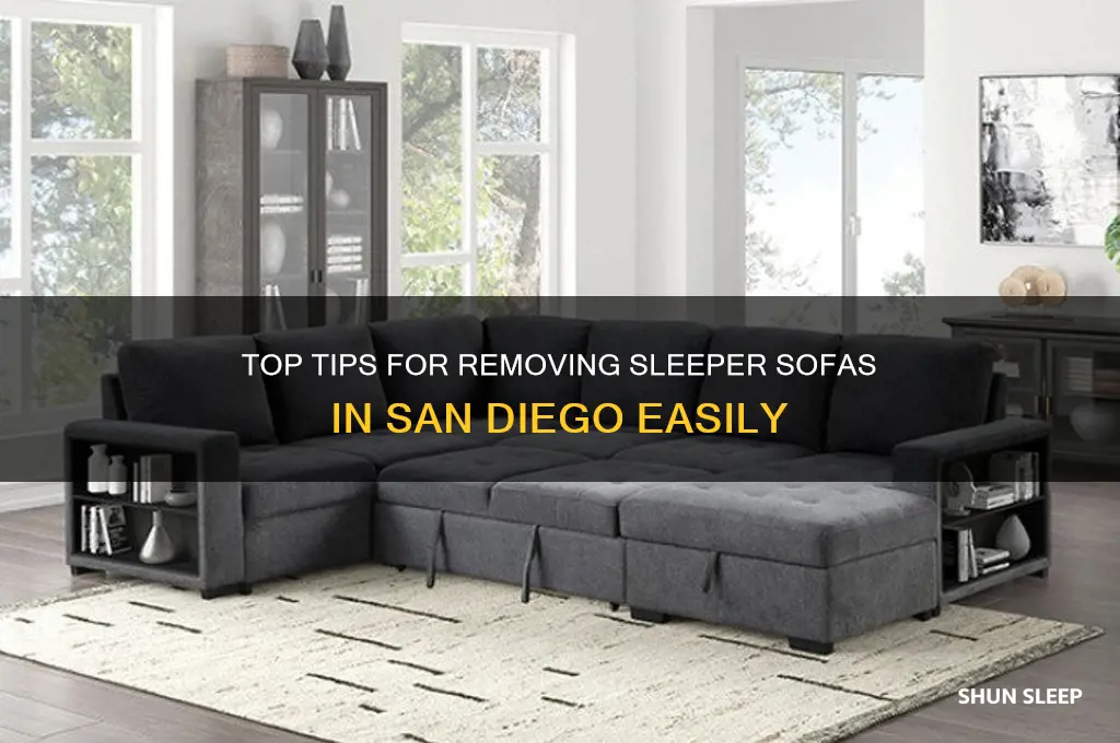 how to get bid of sleeper sofa in san diego
